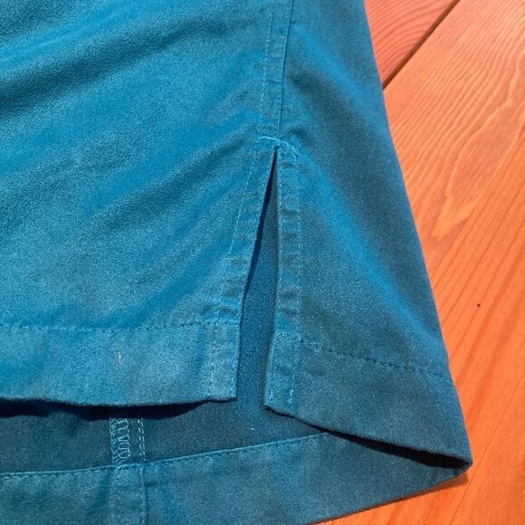Chico’s Turquoise Suede-like Top - Picture 5 of 11